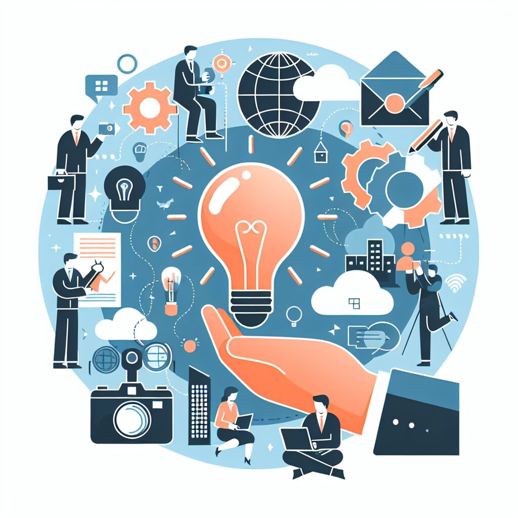 日本企業における生成AI活用の現状と二極化する運用体制 のイメージ