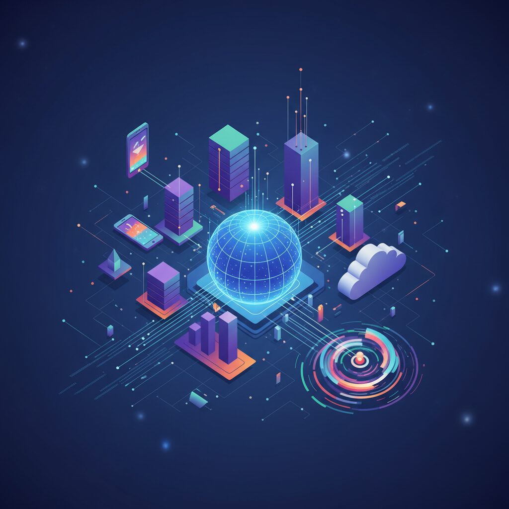 SEO・AEO・AIO・GEOの違いを整理する｜混乱しがちな概念の全体像 のイメージ