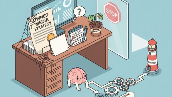 なぜオウンドメディアは実行されないのか？『机上メディア』から脱却し、成果を出し続けるための構造改革ロードマップ
