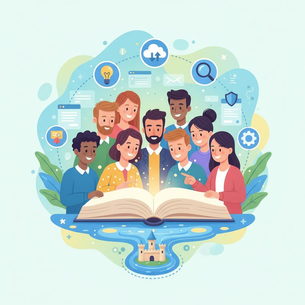 BtoBコンテンツにおける認知的流暢性の三つの設計レイヤー のイメージ