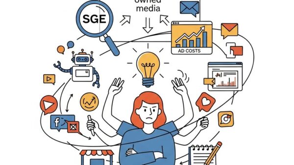 【2025年最新】兼務マーケターでも成果を出すオウンドメディア戦略｜SGE・生成AI時代の現実解