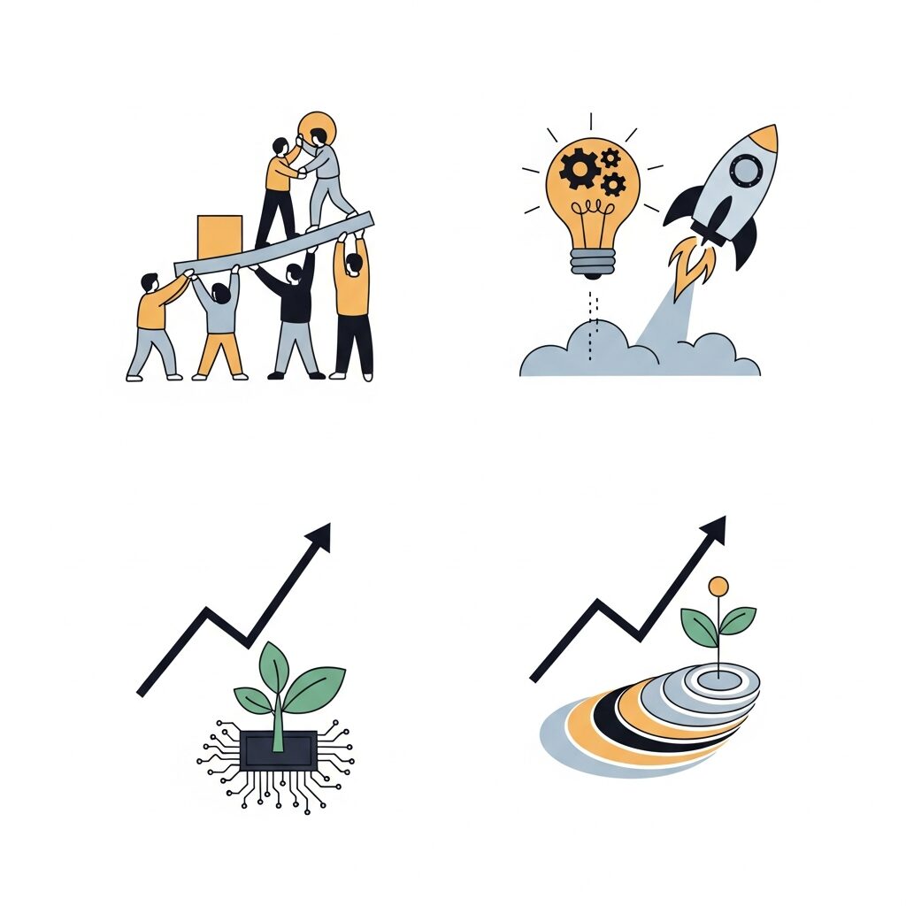 Helpful ContentとE-E-A-Tが与えるサイト全体への影響 のイメージ