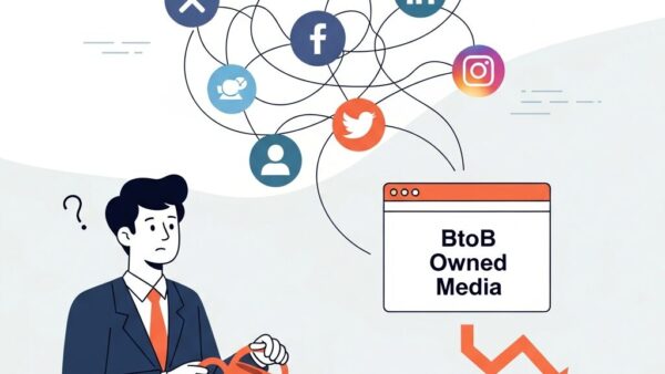 BtoBオウンドメディアのSNS流入が伸びない本当の理由とは？2025年に向けた構造的課題と再生戦略
